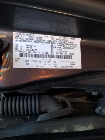 Photo 10 from auction – 2015 FORD FOCUS SE with VIN 1FADP3K22FL202204