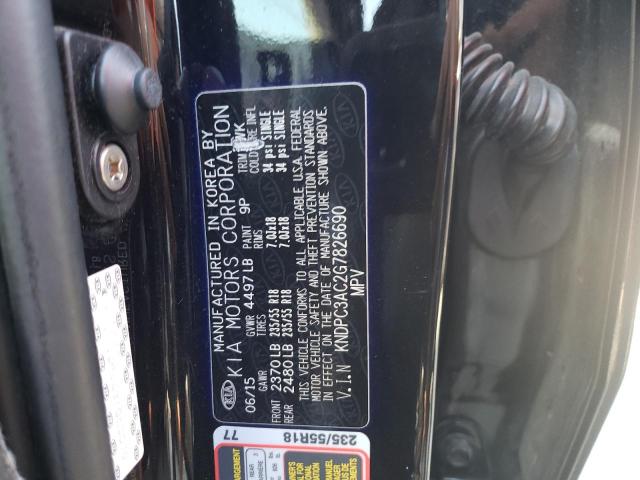 Photo 10 from auction – 2016 KIA SPORTAGE E with VIN KNDPC3AC2G7826690