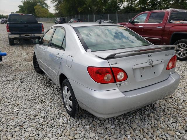Photo 3 from auction – 2005 TOYOTA COROLLA CE with VIN JTDBR32E352056289