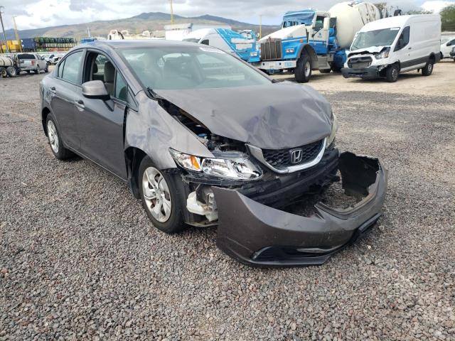 HONDA CIVIC LX 2013 with VIN 19XFB2F55DE037948 - Photo from auction