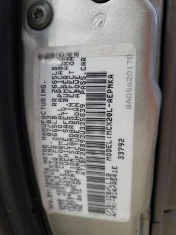 Photo 10 from auction – 2003 TOYOTA AVALON XL with VIN 4T1BF28B93U335839