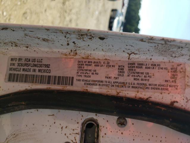 Photo 10 from auction – 2022 RAM 2500 LARAM with VIN 3C6UR5FL0NG307992