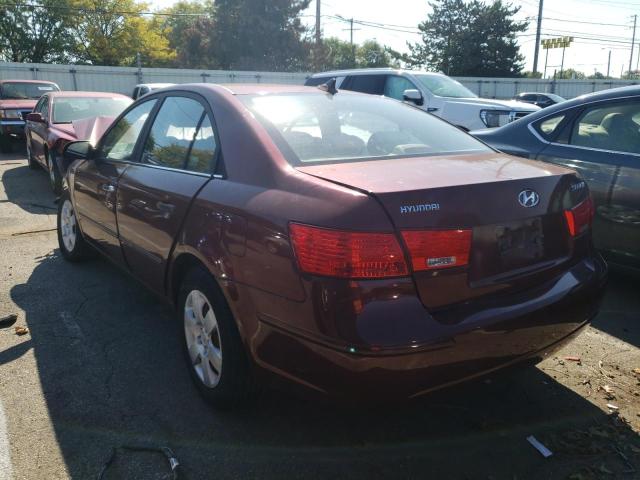 Photo 3 from auction – 2010 HYUNDAI SONATA GLS with VIN 5NPET4AC8AH629166
