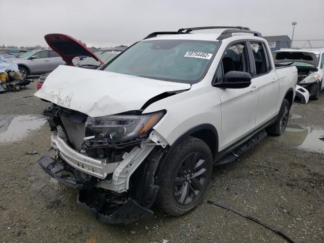 Photo 2 from auction – 2021 HONDA RIDGELINE with VIN 5FPYK3F10MB000416