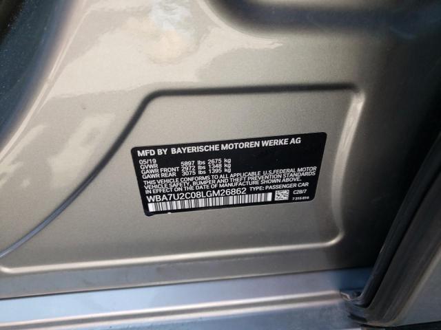 Photo 10 from auction – 2020 BMW 750 XI with VIN WBA7U2C08LGM26862