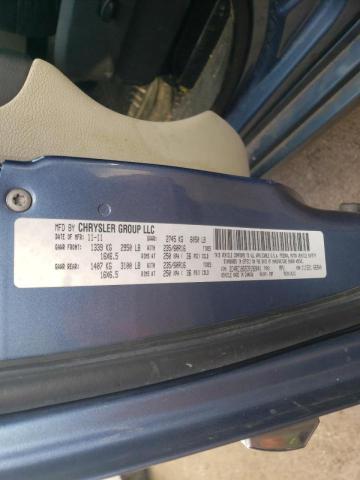 Photo 10 from auction – 2012 CHRYSLER TOWN & COU with VIN 2C4RC1BG5CR192041