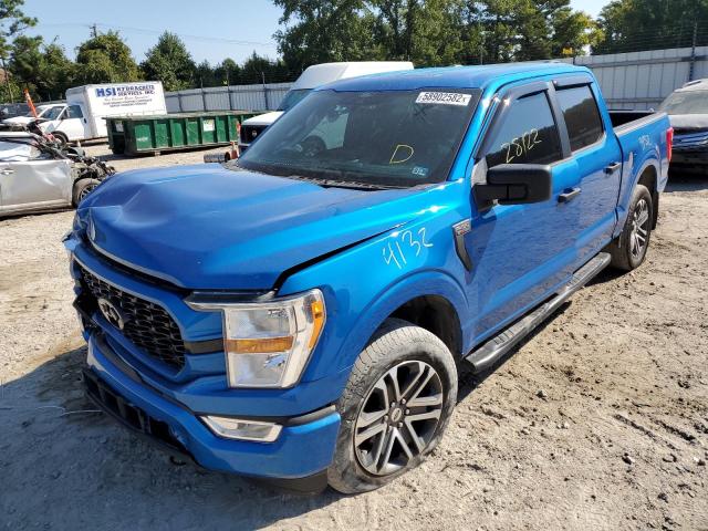 Photo 2 from auction – 2021 FORD F150 SUPER with VIN 1FTEW1EP3MFB35346