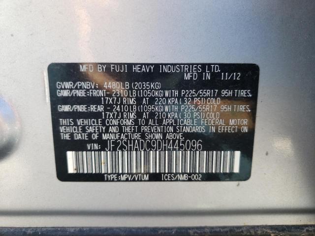 Photo 10 from auction – 2013 SUBARU FORESTER 2 with VIN JF2SHADC9DH445096