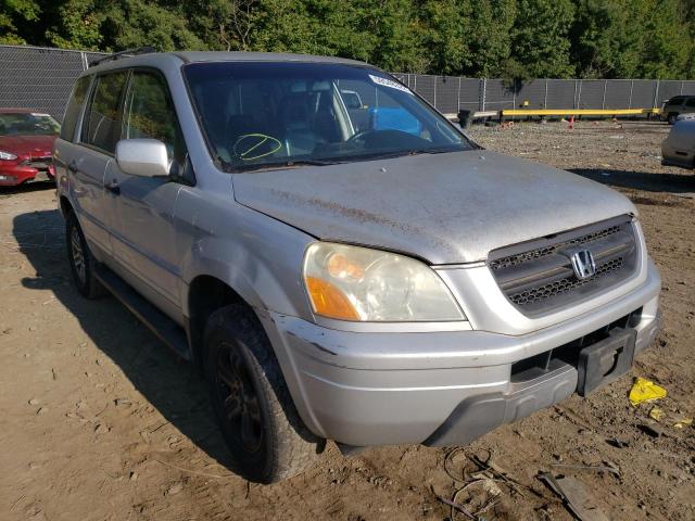 HONDA PILOT EXL 2004 with VIN 2HKYF18654H537021 - Photo from auction