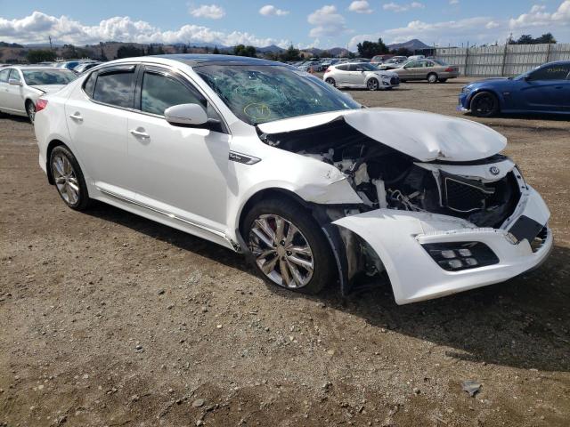 KIA OPTIMA SX 2015 with VIN 5XXGR4A64FG474538 - Photo from auction