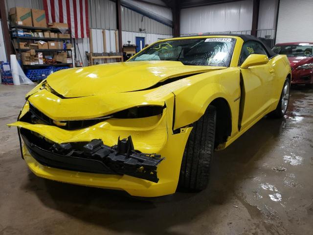 Photo 2 from auction – 2014 CHEVROLET CAMARO LT with VIN 2G1FB3D30E9319320