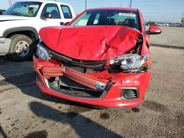 Photo 9 from auction – 2017 CHEVROLET SONIC LT with VIN 1G1JD5SHXH4113279