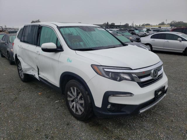 HONDA PILOT EXL 2021 with VIN 5FNYF5H57MB017996 - Photo from auction