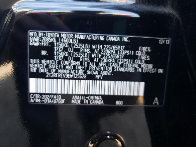 Photo 10 from auction – 2014 TOYOTA RAV4 XLE with VIN 2T3RFREV9EW125628
