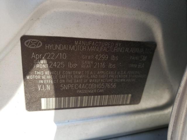 Photo 10 from auction – 2011 HYUNDAI SONATA SE with VIN 5NPEC4AC0BH057656