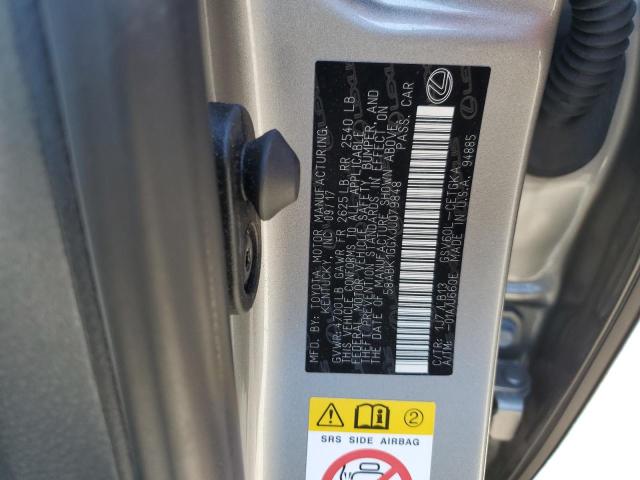 Photo 10 from auction – 2018 LEXUS ES 350 with VIN 58ABK1GGXJU079848
