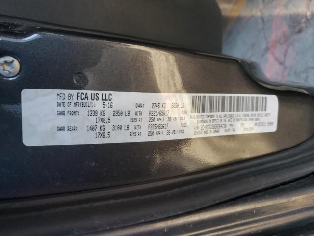 Photo 10 from auction – 2016 DODGE GRAND CARA with VIN 2C4RDGCG8GR364230