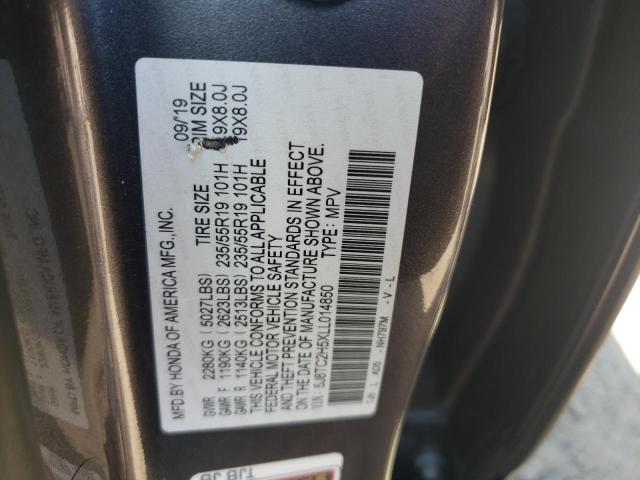 Photo 10 from auction – 2020 ACURA RDX TECHNO with VIN 5J8TC2H5XLL014850