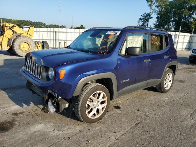 Photo 2 from auction – 2018 JEEP RENEGADE S with VIN ZACCJBAB1JPJ42873