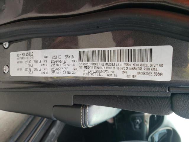 Photo 10 from auction – 2016 JEEP CHEROKEE L with VIN 1C4PJLCB9GW346923