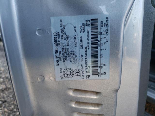 Photo 10 from auction – 2010 FORD RANGER SUP with VIN 1FTLR4FEXAPA31486