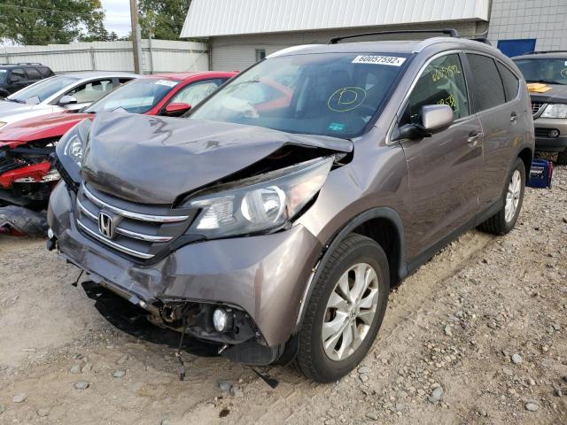 Photo 2 from auction – 2014 HONDA CR-V EXL with VIN 5J6RM4H77EL006219