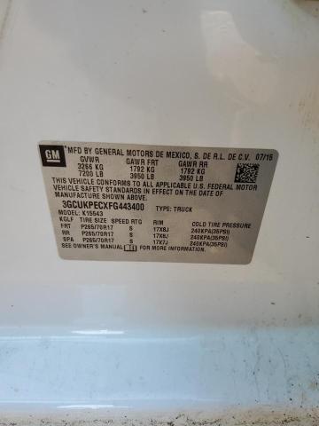 Photo 10 from auction – 2015 CHEVROLET SILVERADO with VIN 3GCUKPECXFG443400