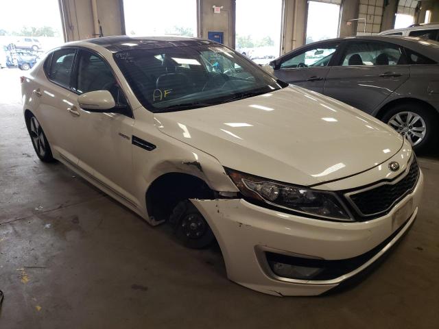 KIA OPTIMA HYB 2013 with VIN KNAGM4AD9D5046606 - Photo from auction