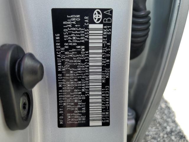 Photo 10 from auction – 2017 TOYOTA COROLLA with VIN 5YFBURHEXHP621314