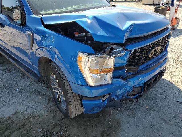 Photo 9 from auction – 2021 FORD F150 SUPER with VIN 1FTEW1EP3MFB35346