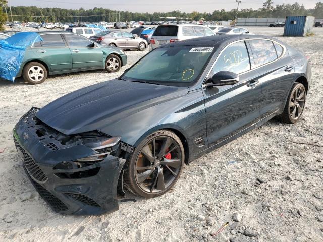 Photo 2 from auction – 2022 GENESIS G70 BASE with VIN KMTG54TE7NU094331