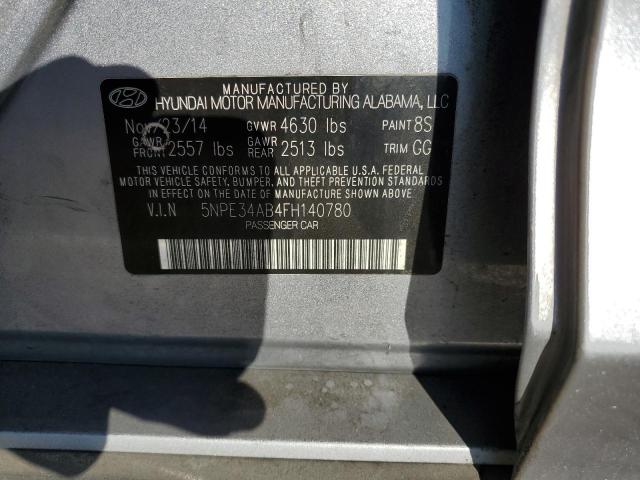 Photo 10 from auction – 2015 HYUNDAI SONATA SPO with VIN 5NPE34AB4FH140780