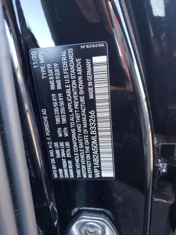 Photo 10 from auction – 2021 PORSCHE MACAN S with VIN WP1AB2A50MLB33266