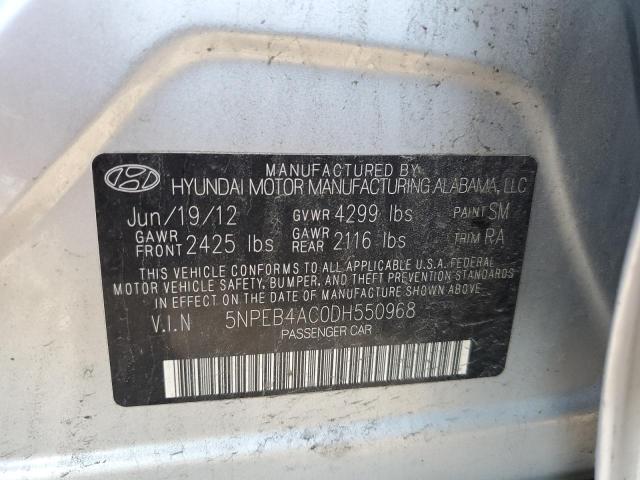 Photo 10 from auction – 2013 HYUNDAI SONATA with VIN 5NPEB4AC0DH550968