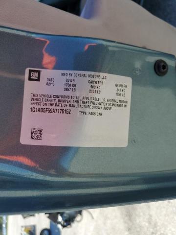Photo 10 from auction – 2010 CHEVROLET COBALT 1LT with VIN 1G1AD5F59A7176152