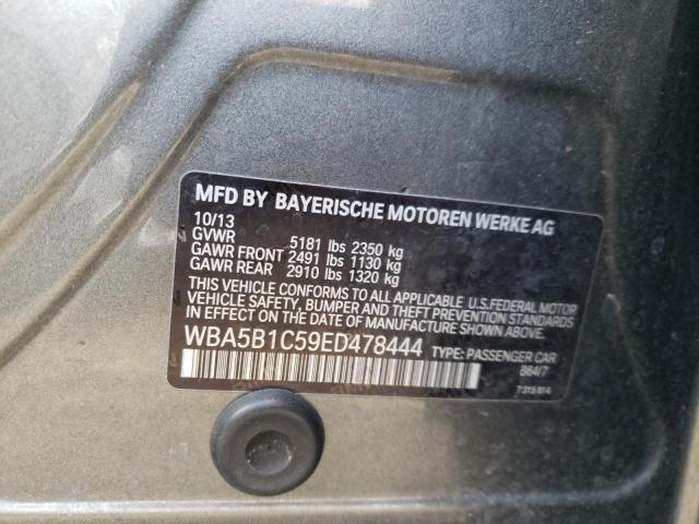 Photo 10 from auction – 2014 BMW 535 I with VIN WBA5B1C59ED478444