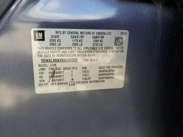 Photo 10 from auction – 2014 CHEVROLET EQUINOX LS with VIN 2GNALAEKXE6336322