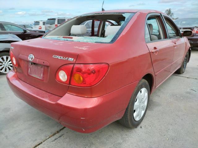 Photo 4 from auction – 2004 TOYOTA COROLLA CE with VIN JTDBR32E242029566