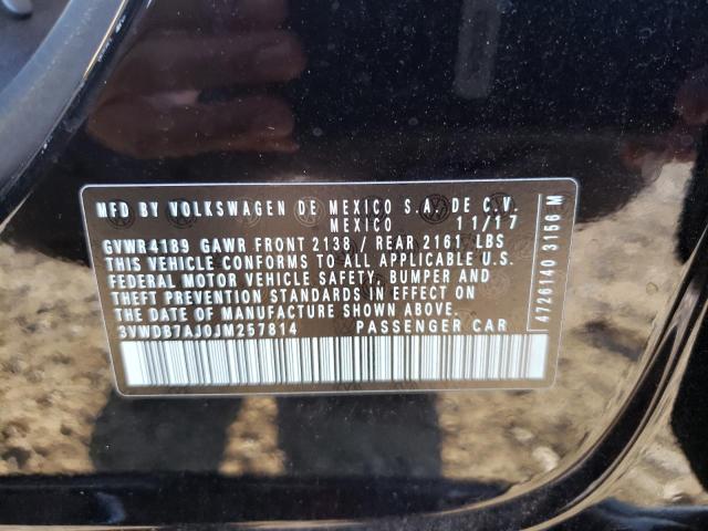 Photo 10 from auction – 2018 VOLKSWAGEN JETTA SE with VIN 3VWDB7AJ0JM257814