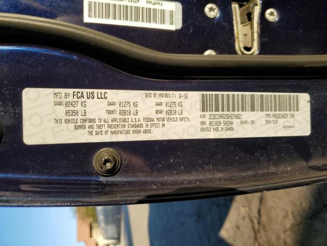 Photo 10 from auction – 2016 CHRYSLER 300 LIMITE with VIN 2C3CCARG3GH270621