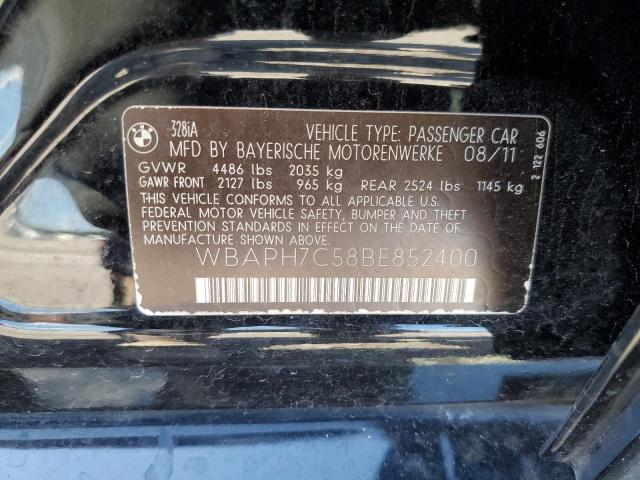 Photo 10 from auction – 2011 BMW 328 I with VIN WBAPH7C58BE852400