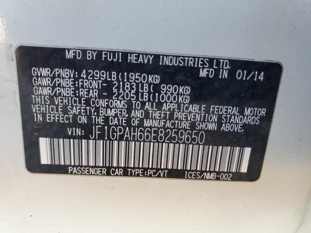 Photo 10 from auction – 2014 SUBARU IMPREZA LI with VIN JF1GPAH66E8259652