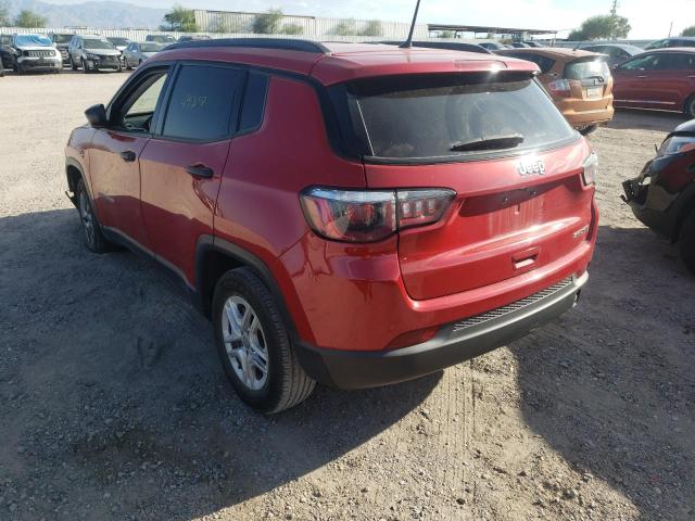 Photo 3 from auction – 2018 JEEP COMPASS SP with VIN 3C4NJCAB4JT123468
