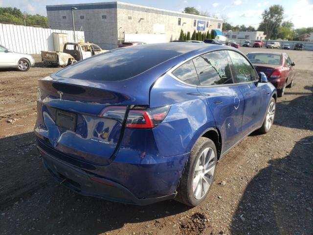 Photo 4 from auction – 2021 TESLA MODEL Y with VIN 5YJYGDEE3MF063711