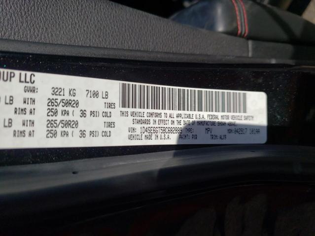 Photo 10 from auction – 2011 DODGE DURANGO R/ with VIN 1D4SE6GT5BC682889