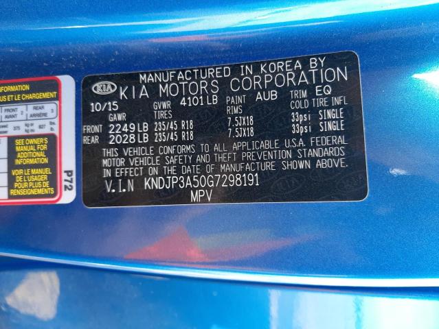 Photo 10 from auction – 2016 KIA SOUL + with VIN KNDJP3A50G7298191