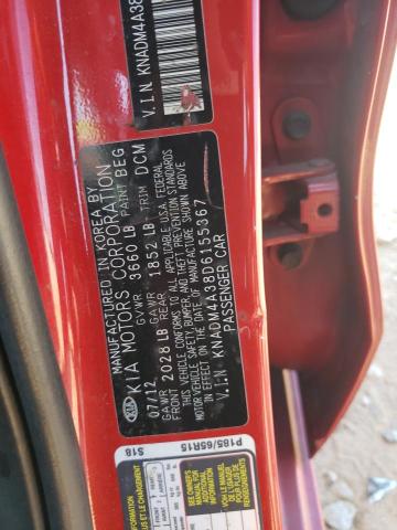 صورة رقم 10 من المزاد - 2013 KIA RIO LX مع VIN KNADM4A38D6155367