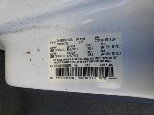 Photo 10 from auction – 2006 DODGE DAKOTA QUA with VIN 1D7HW48NX6S606076