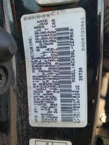 Photo 10 from auction – 2002 TOYOTA CAMRY LE with VIN 4T1BE32K22U013821