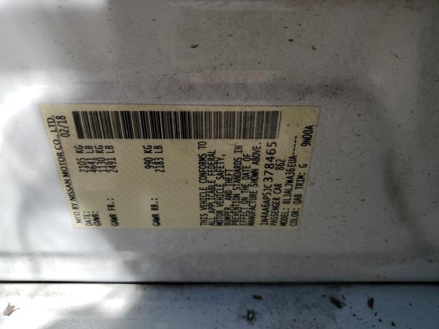 Photo 10 from auction – 2018 NISSAN MAXIMA 3.5 with VIN 1N4AA6AP5JC378465